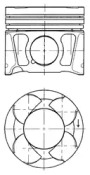 Поршень KOLBENSCHMIDT 41070600