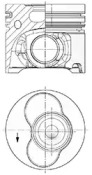 Поршень KOLBENSCHMIDT 41091600