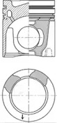 Поршень KOLBENSCHMIDT 41162600