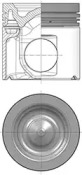 Поршень KOLBENSCHMIDT 40907600