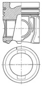 Поршень KOLBENSCHMIDT 41521600