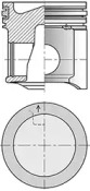 Поршень KOLBENSCHMIDT 41522600