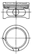 Поршень KOLBENSCHMIDT 90054623