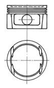 Поршень KOLBENSCHMIDT 91023700