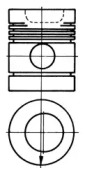Поршень KOLBENSCHMIDT 91118600