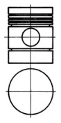 Поршень KOLBENSCHMIDT 91130600