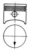 Поршень KOLBENSCHMIDT 92282613