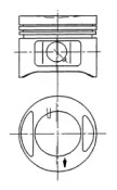 Поршень KOLBENSCHMIDT 94870700