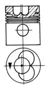 Поршень KOLBENSCHMIDT 92587600