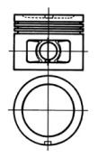 Поршень KOLBENSCHMIDT 92776600