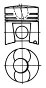 Поршень KOLBENSCHMIDT 93224600