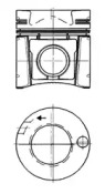 Поршень KOLBENSCHMIDT 93231600