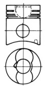 Поршень KOLBENSCHMIDT 93274600