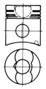 Поршень KOLBENSCHMIDT 93275600