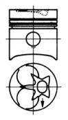 Поршень KOLBENSCHMIDT 93309600