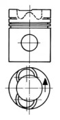 Поршень KOLBENSCHMIDT 94724700