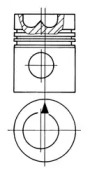 Поршень KOLBENSCHMIDT 93474700