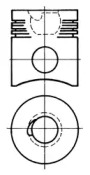 Поршень KOLBENSCHMIDT 93554600