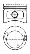 Поршень KOLBENSCHMIDT 93968600