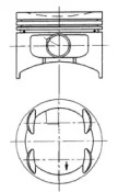 Поршень KOLBENSCHMIDT 94324600