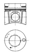 Поршень KOLBENSCHMIDT 94331600