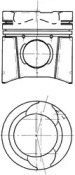 Поршень KOLBENSCHMIDT 94394600