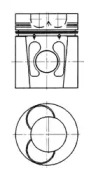 Поршень KOLBENSCHMIDT 94448600