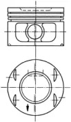 Поршень KOLBENSCHMIDT 94673700