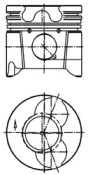 Поршень KOLBENSCHMIDT 99879601