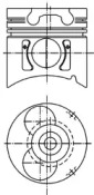 Поршень KOLBENSCHMIDT 99371600