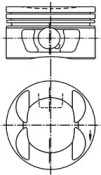 Поршень KOLBENSCHMIDT 99695610