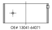 Комплект вкладышей KOLBENSCHMIDT CB-1448A STD