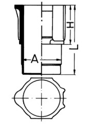 Гильза цилиндра KOLBENSCHMIDT 89097110