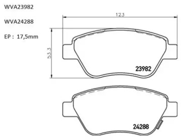 Комплект тормозных колодок AUTOMOTOR France PBP0011