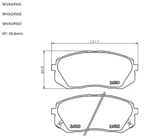 Комплект тормозных колодок AUTOMOTOR France ABP0040