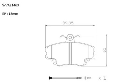 Комплект тормозных колодок AUTOMOTOR France ABP0090