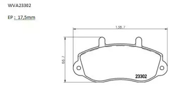 Комплект тормозных колодок AUTOMOTOR France PBP0103