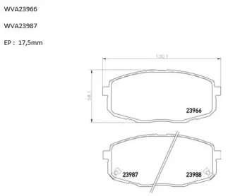 Комплект тормозных колодок AUTOMOTOR France ABP0132