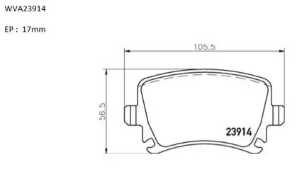 Комплект тормозных колодок AUTOMOTOR France ABP1247