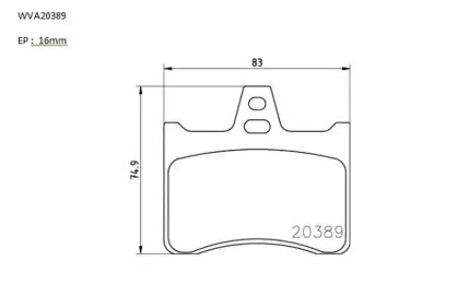 Комплект тормозных колодок AUTOMOTOR France PBP2023