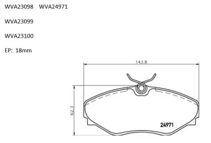 Комплект тормозных колодок AUTOMOTOR France PBP2685