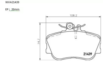 Комплект тормозных колодок AUTOMOTOR France ABP3053