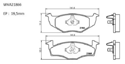 Комплект тормозных колодок AUTOMOTOR France PBP4048