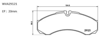 Комплект тормозных колодок AUTOMOTOR France PBP4054