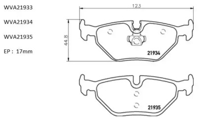 Комплект тормозных колодок AUTOMOTOR France PBP4231