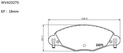 Комплект тормозных колодок AUTOMOTOR France ABP4241