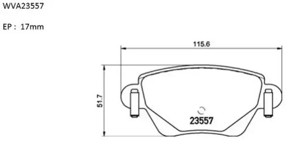 Комплект тормозных колодок AUTOMOTOR France ABP4242