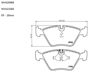 Комплект тормозных колодок AUTOMOTOR France ABP4334