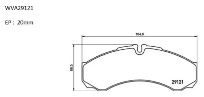 Комплект тормозных колодок AUTOMOTOR France ABP6401