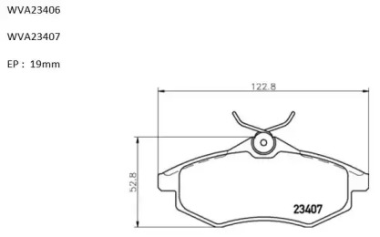 Комплект тормозных колодок AUTOMOTOR France PBP8038